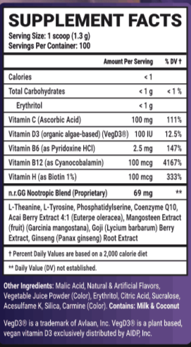 Exotic Drop Caffeine Free - 100 Servings View Supplement Facts