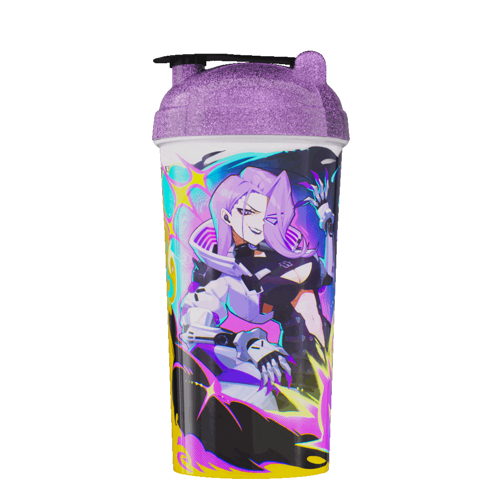 Waifu Cups x AiCandii: Cyber All Over Print Shaker - Gamer Supps