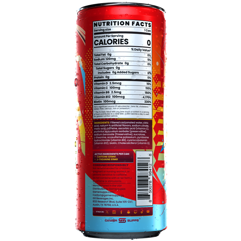 PARTNER ORDERS Sugar Free Premium Energy - Variety Pack (12 Cans) - Gamer Supps