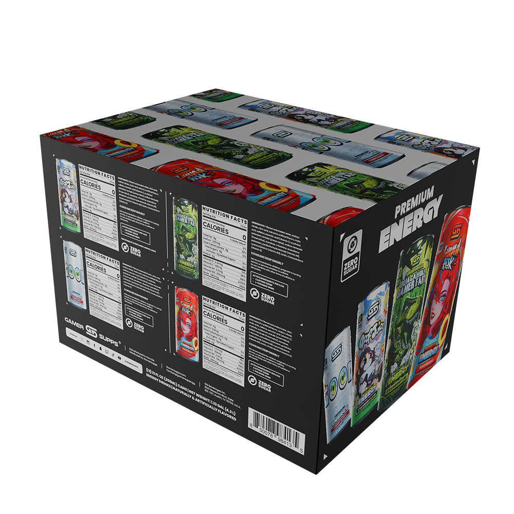 GG® Sugar Free Premium Energy - Variety Pack (12 Cans)