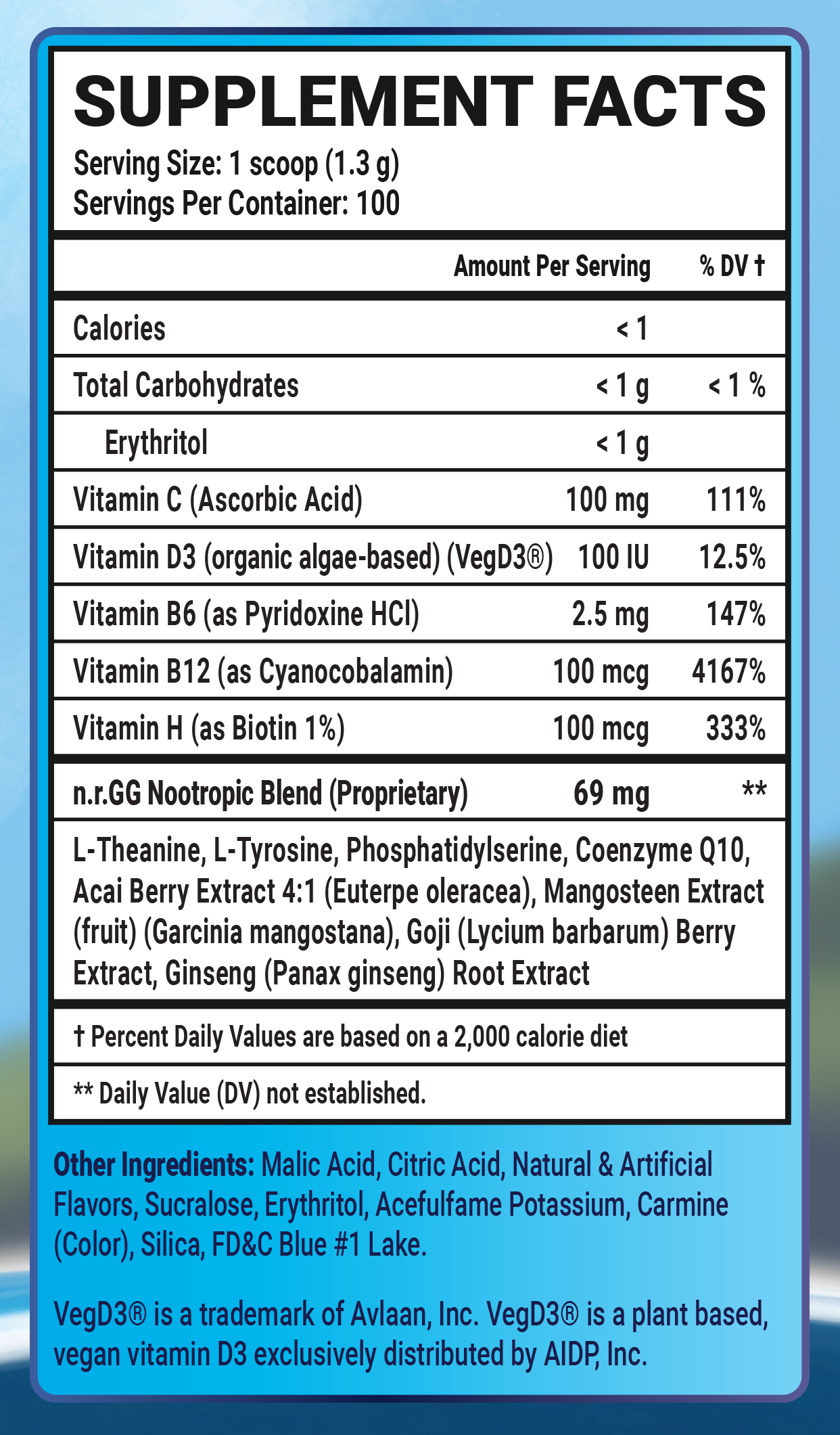 Jailberry Blast Caffeine Free - 100 Servings View Supplement Facts