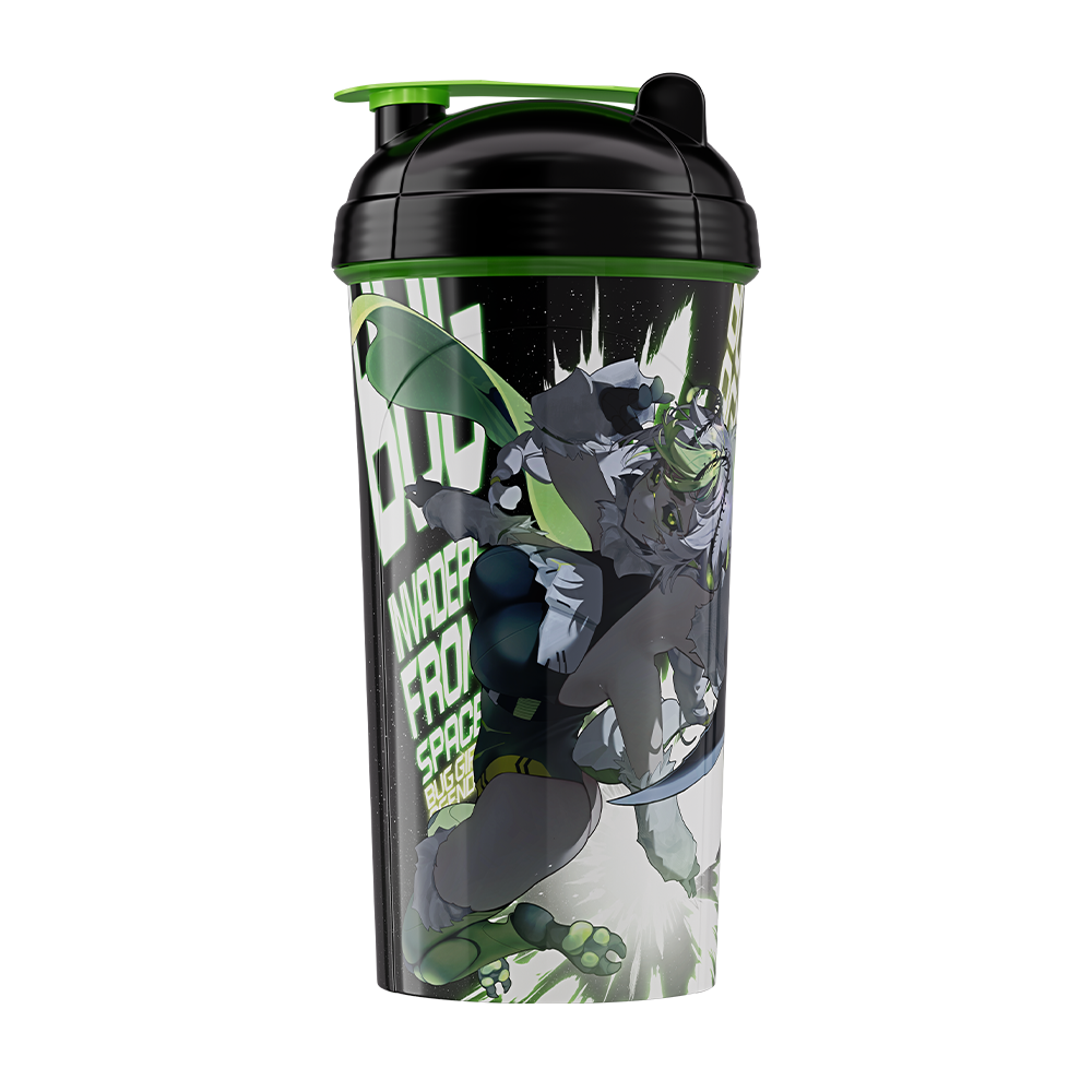 Waifu Cups x Space Invader Juniper: All Over Print Shaker - Gamer Supps