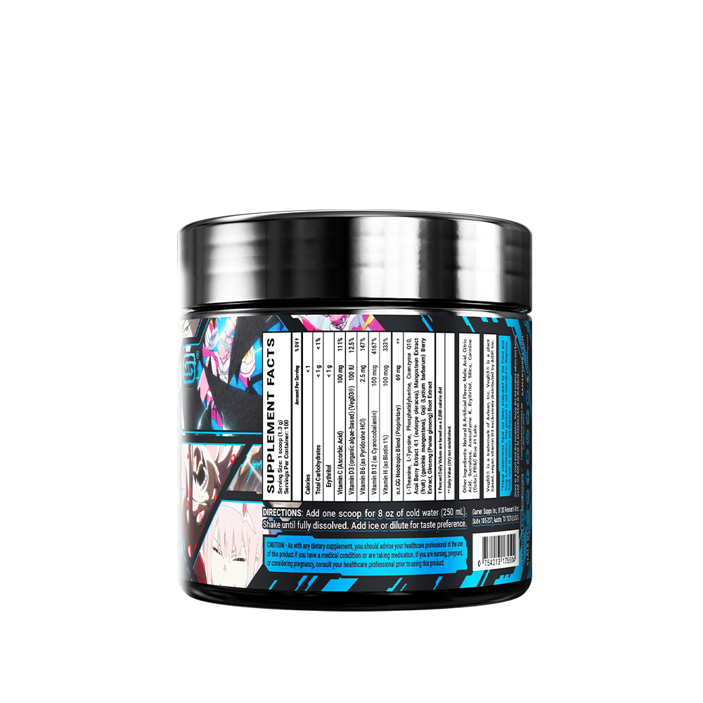 Klaxosaur's Blood by DARLING in the FRANXX Caffeine Free - 100 Servings - Gamer Supps
