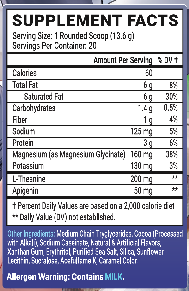 AFK: Lily's Lullaby - 20 Servings View Supplement Facts