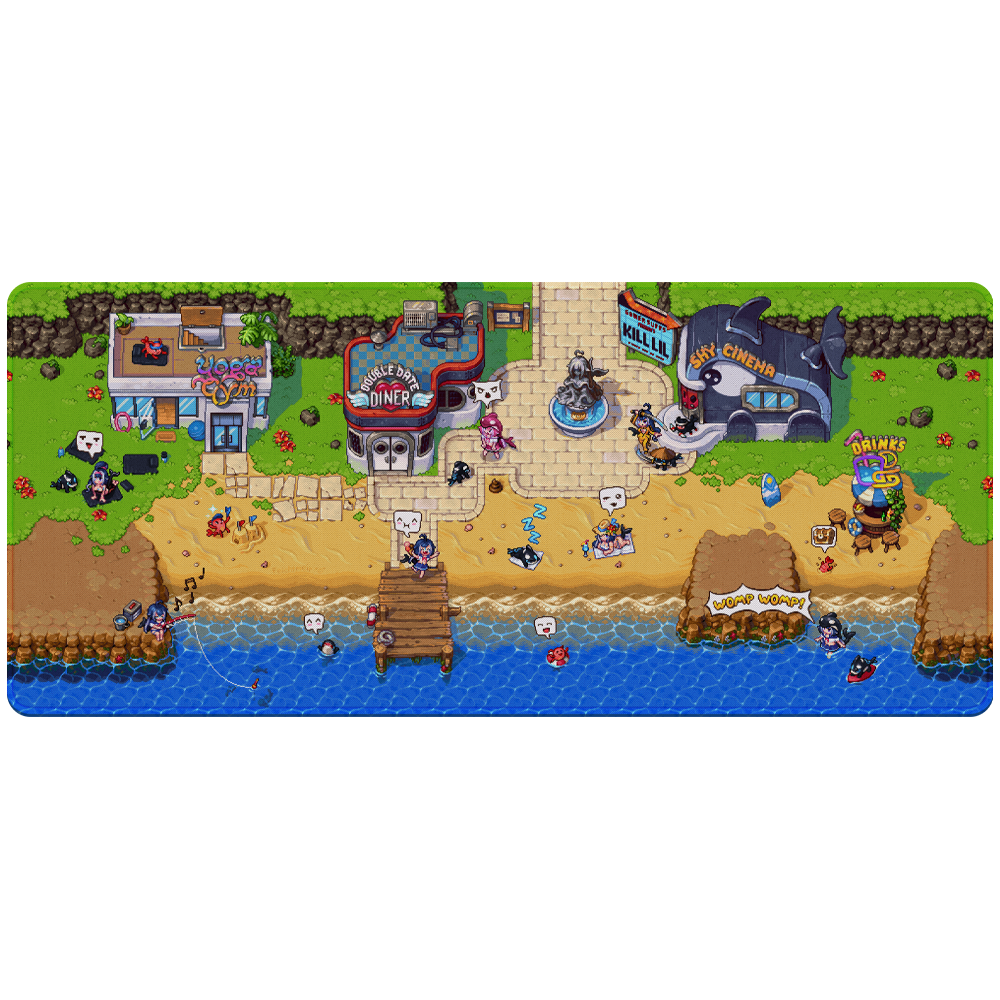 PIXEL CUPS x Shylily Mouse Pad - Gamer Supps