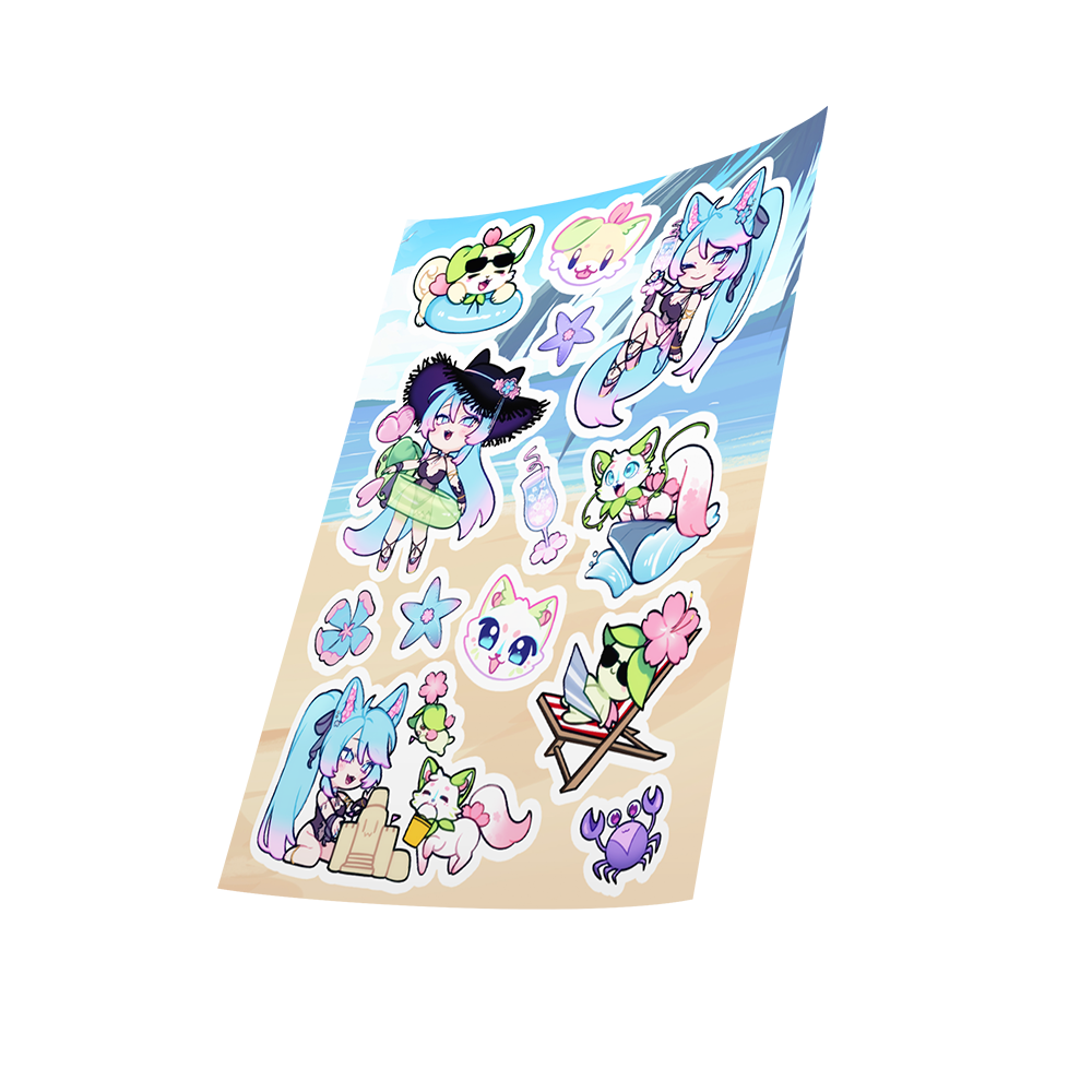 Silvervale Sticker Sheet - Gamer Supps