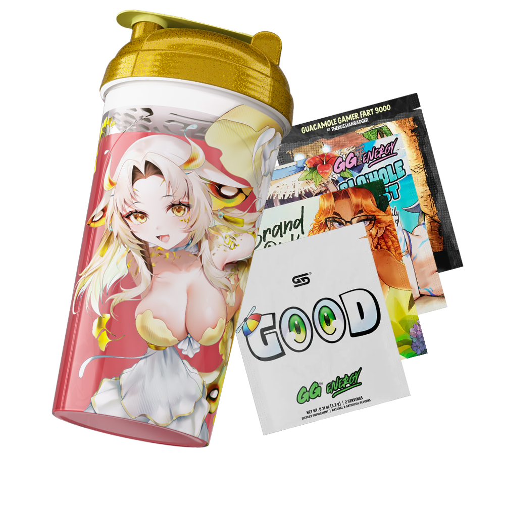 Waifu Cups x Yuzu: Moth-Koi All Over Print Shaker - Gamer Supps