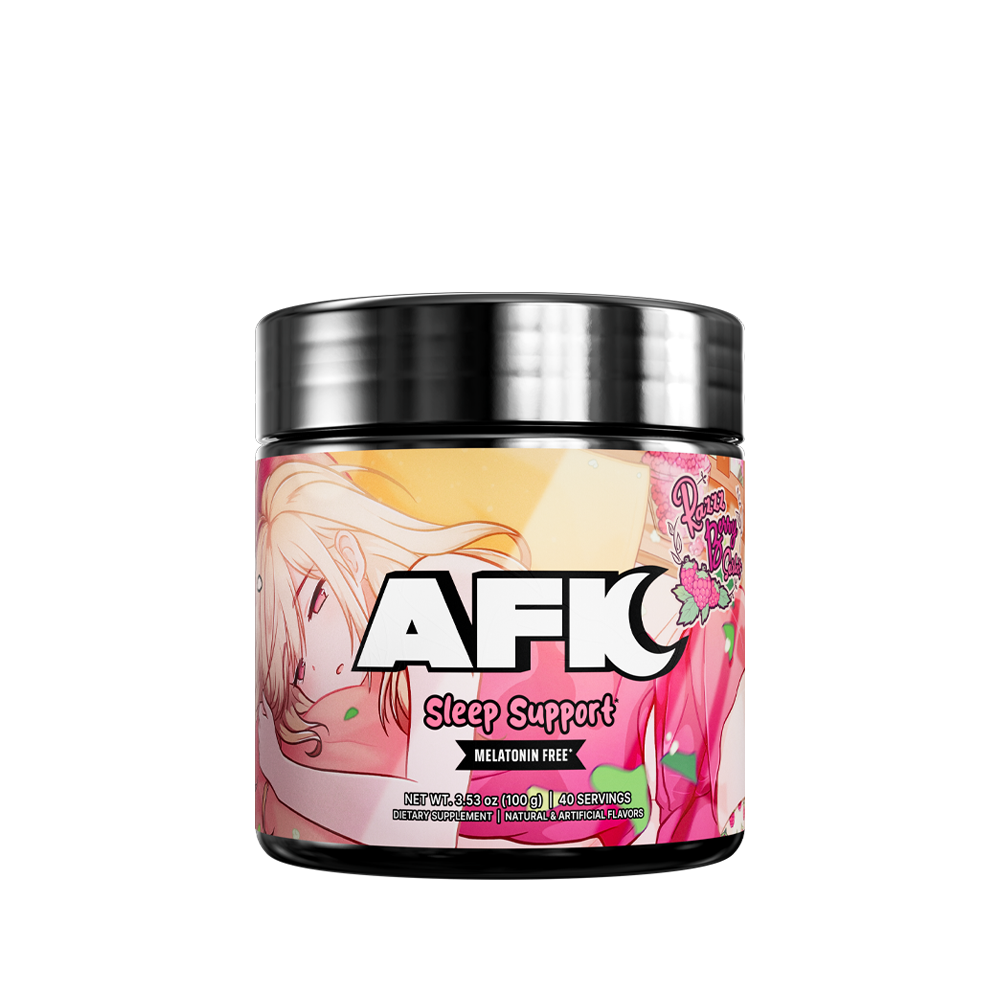 Black container with pink and berry-themed label showing supplement facts and usage directions for 40 servings.