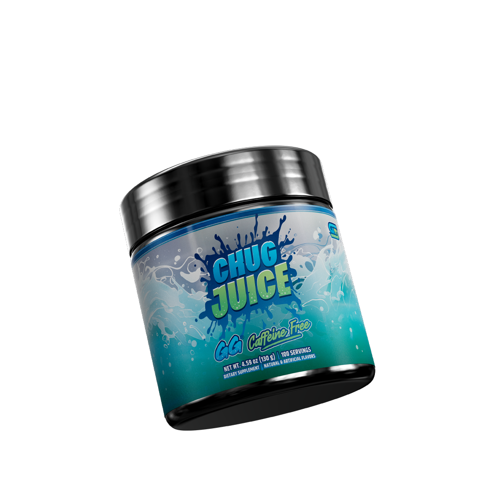 Chug Juice GG by LazarBeam Caffeine Free - 100 Servings - Gamer Supps