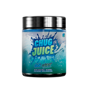 Blue and black supplement container back label with detailed nutrition facts and usage instructions in white text.