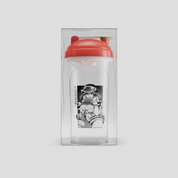 Transparent rectangular display case with sharp edges and a smooth, clear surface on a plain background.