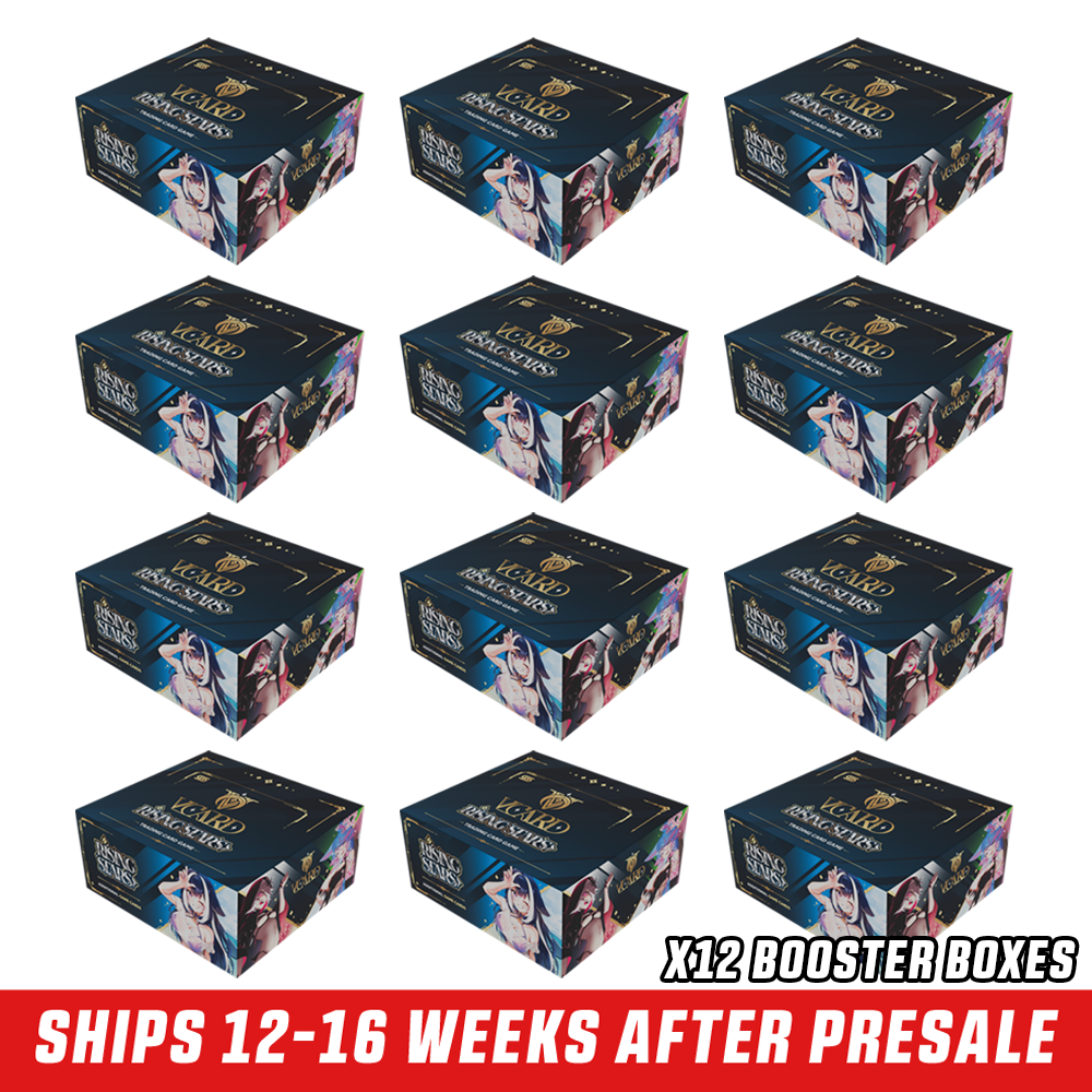 VCard Booster Box Master Case - Rising Stars (12 Booster Boxes) (Unlimited) - Gamer Supps